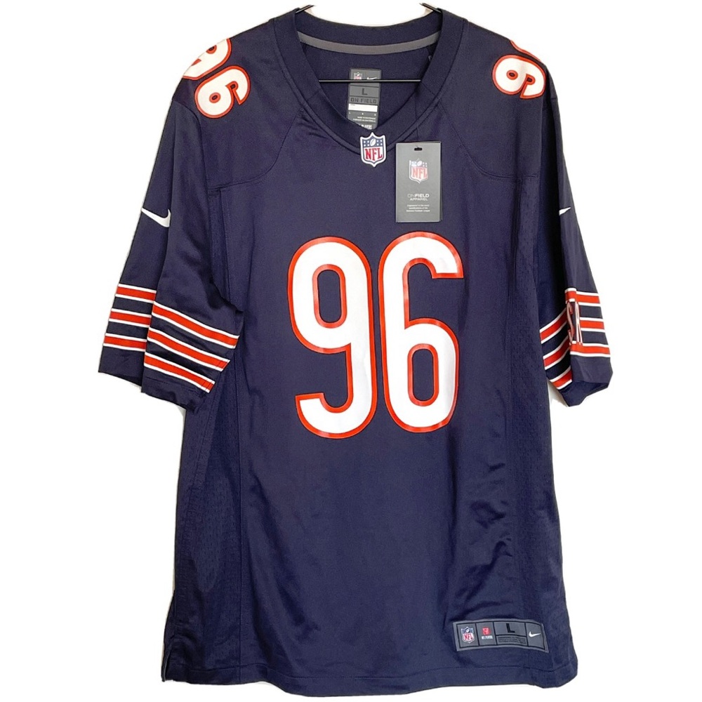Nike On Field Chicago Bears Aikem Hicks #96 NFL Football Jersey Size Large